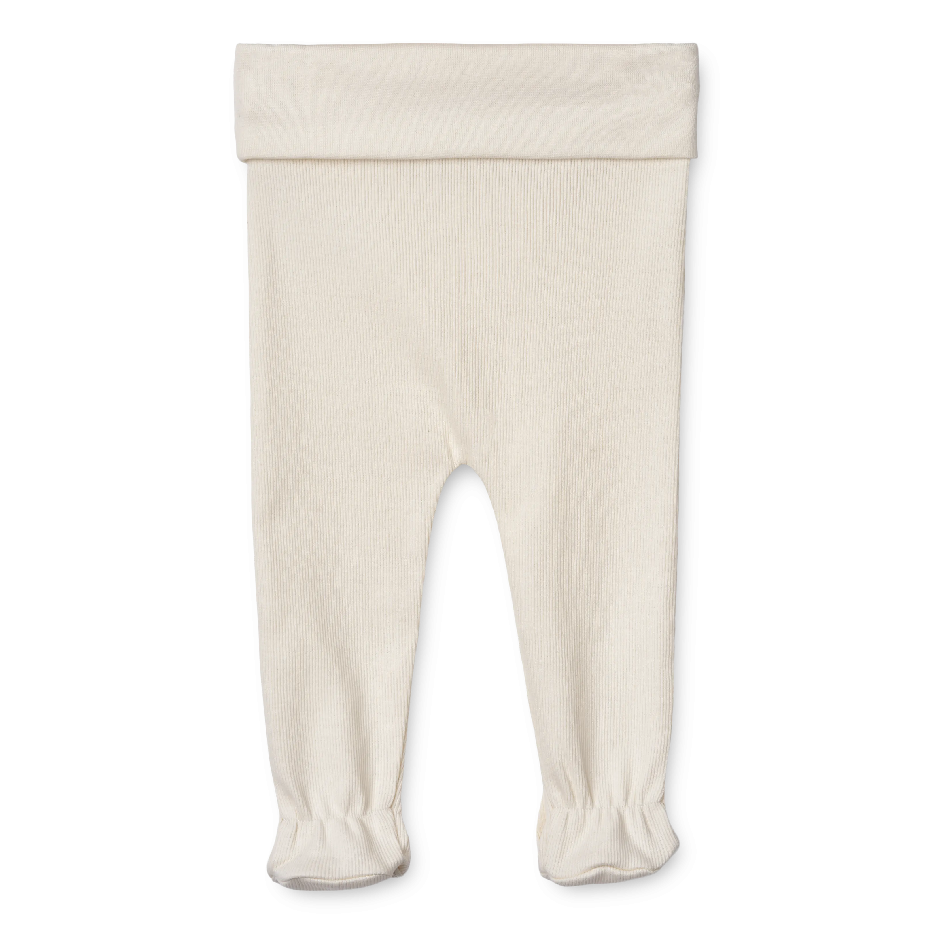 Facu Cotton Footed Baby Leggings (Creme de la Creme)