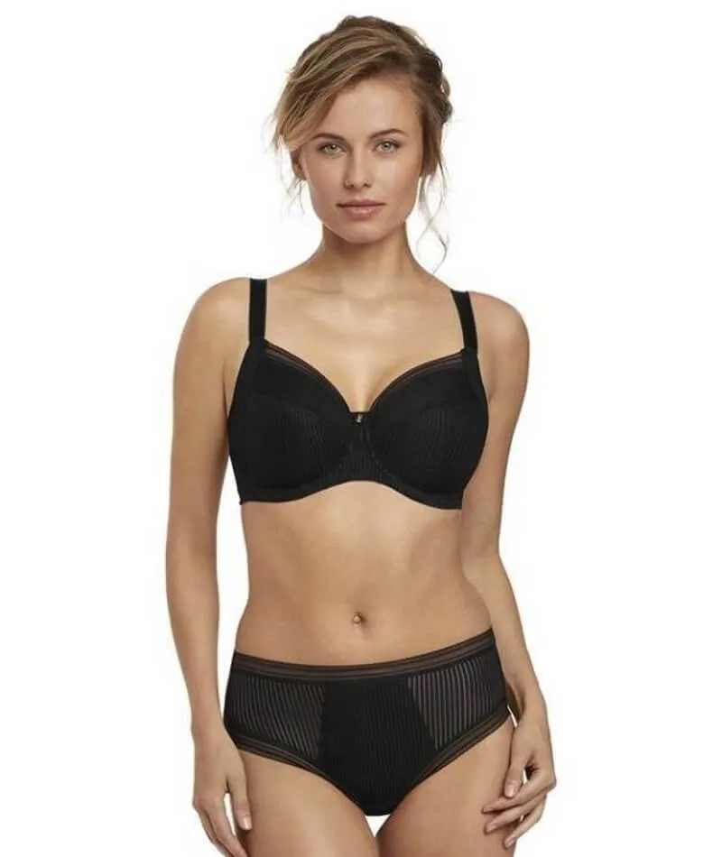 Fantasie Fusion Underwired Full Cup Side Support Bra - Black