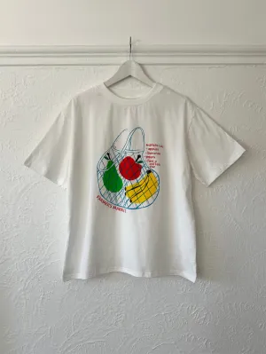 Farmer's Market Relaxed Tee - White