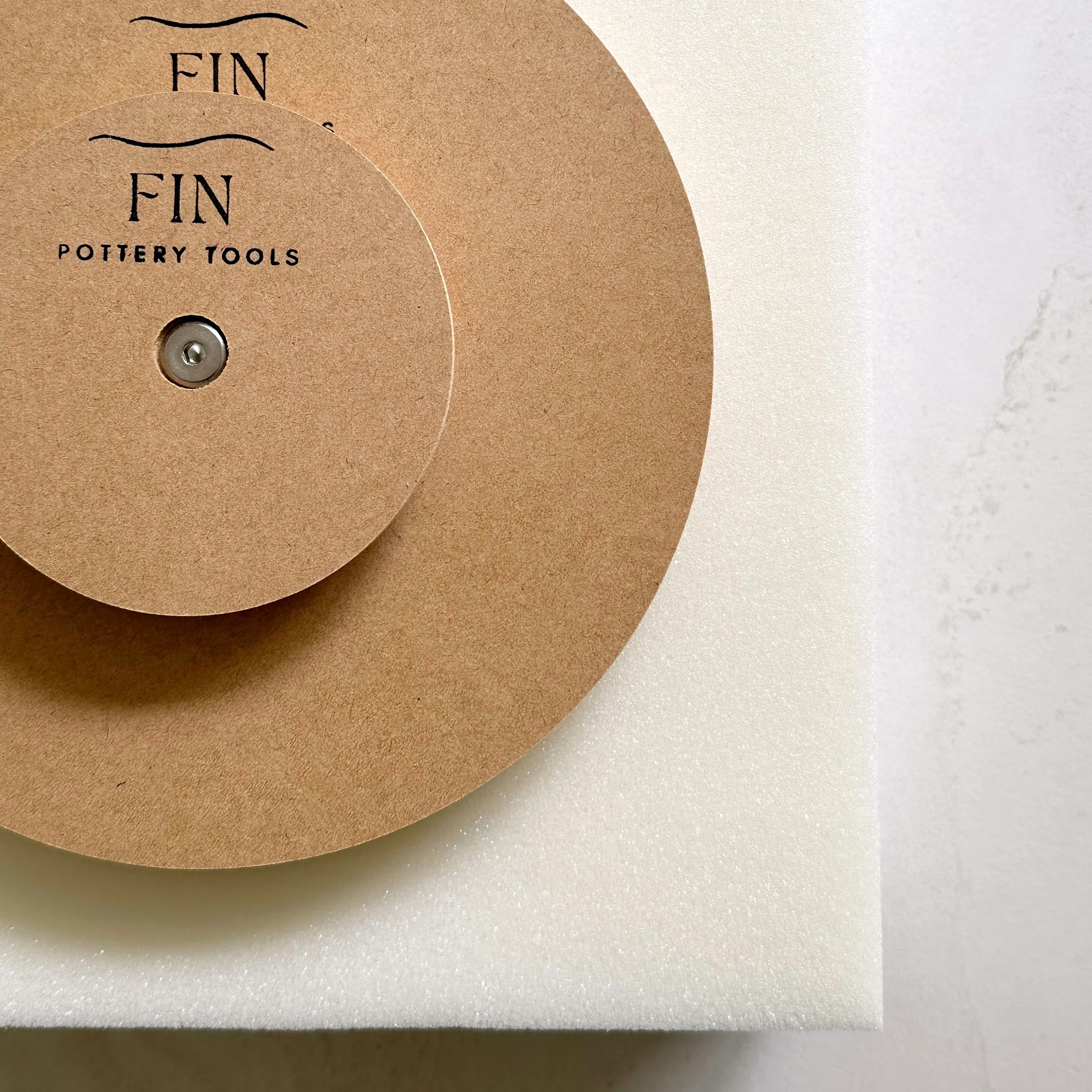 Fin Pottery Tools  Foam for Form Pressing