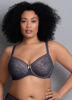 Fleur-5653 Underwire Bra - Anthracite