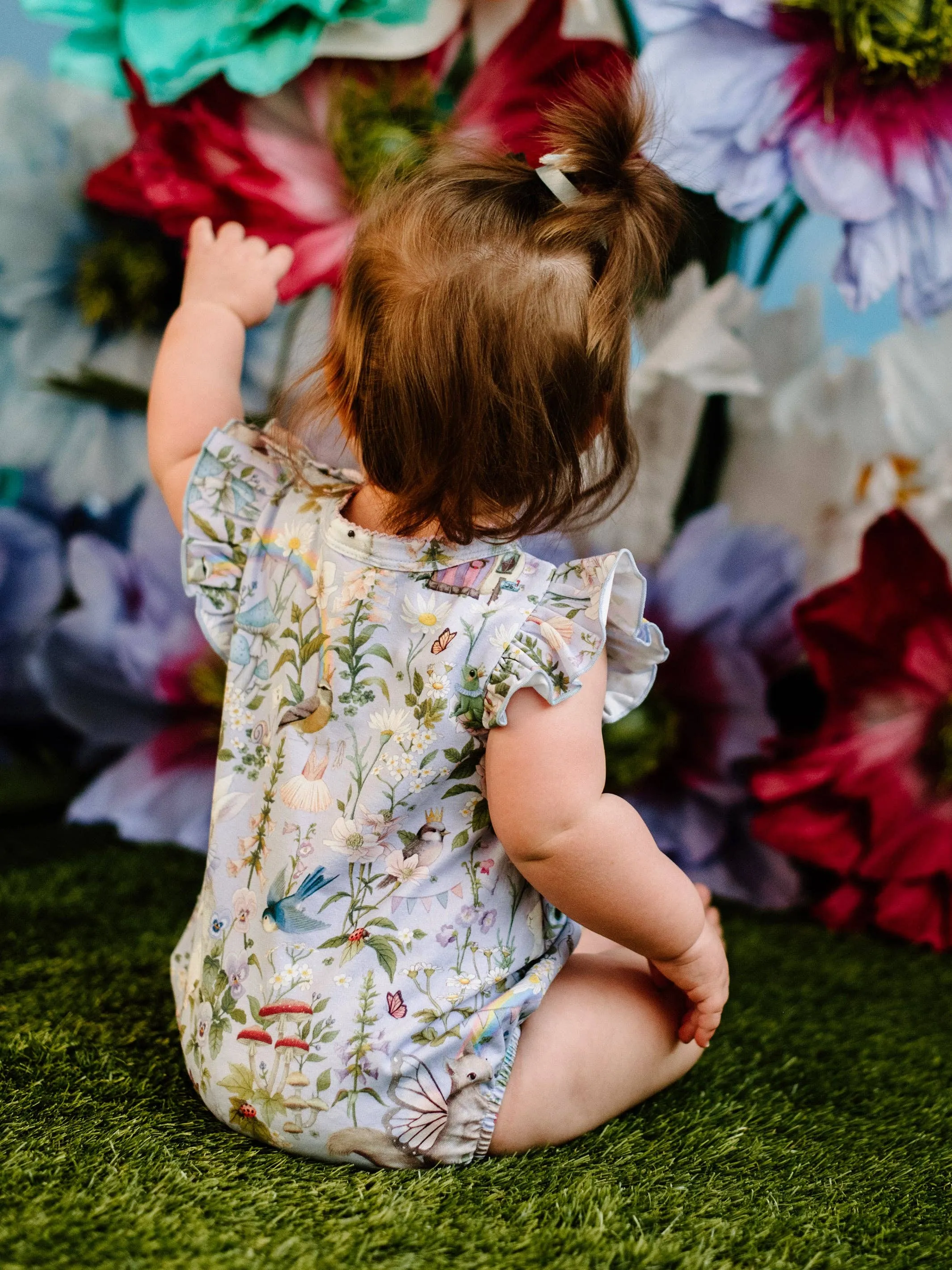Fleur Harris - 'Fairyland' Sweet Bubble Romper - Cornflower