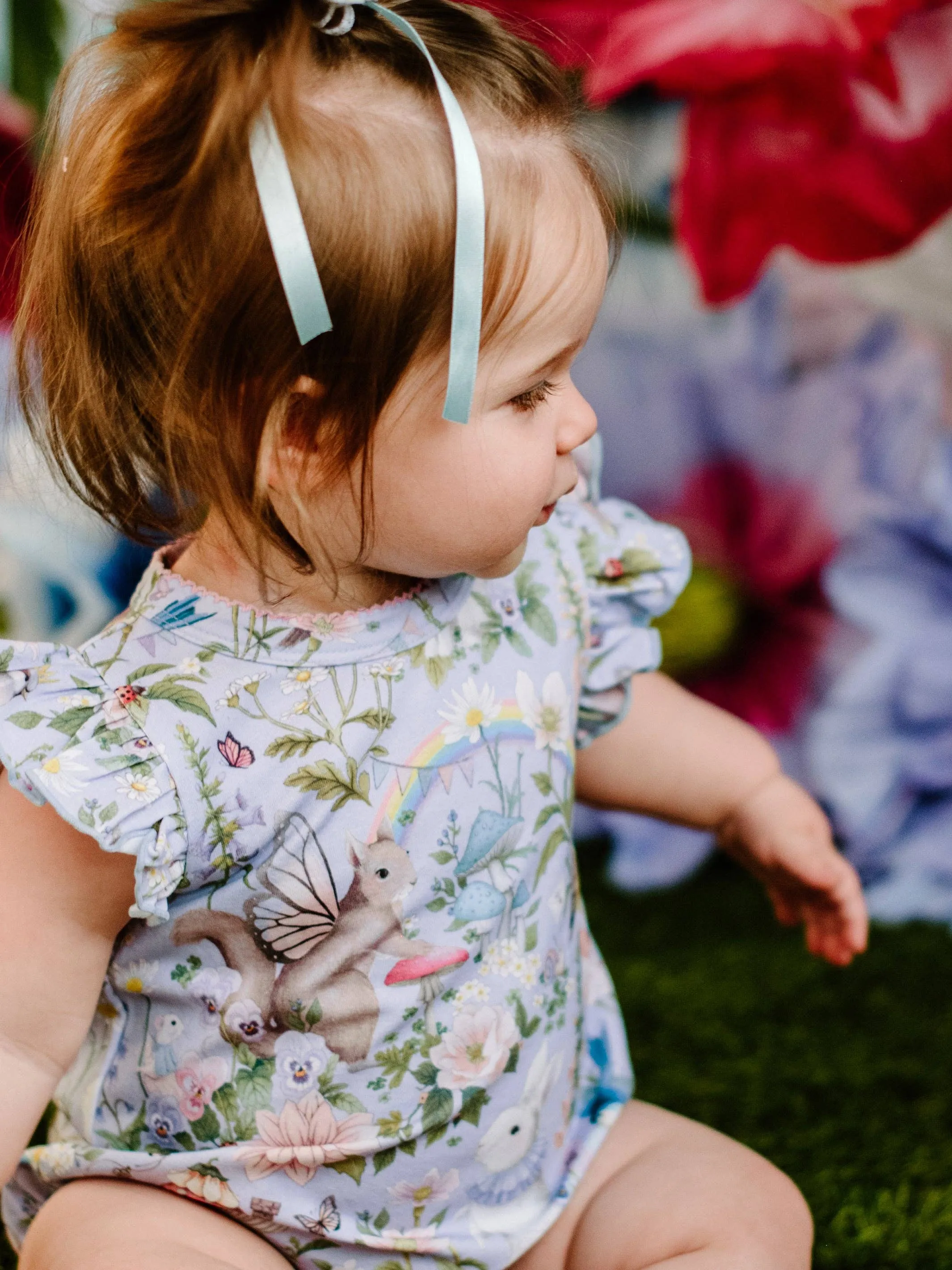 Fleur Harris - 'Fairyland' Sweet Bubble Romper - Cornflower