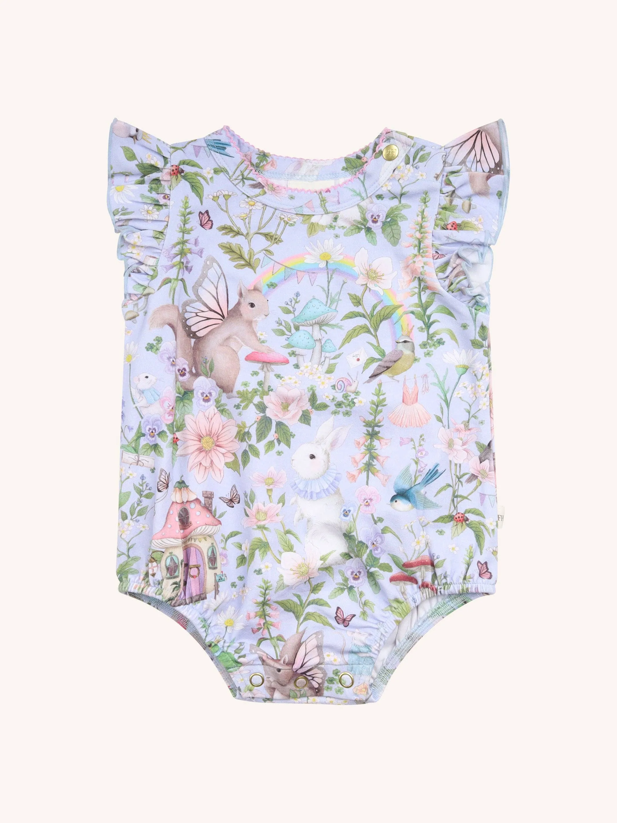 Fleur Harris - 'Fairyland' Sweet Bubble Romper - Cornflower