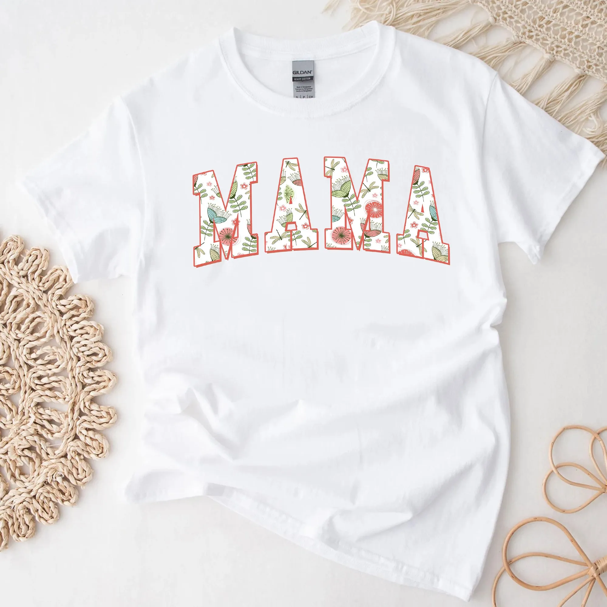 Floral Mama T-shirt, Cute Mom Sweatshirt, Mother's Day Gift, Mommy Shirt, New Mom Gift, Gift for Mother, Mama Shirt
