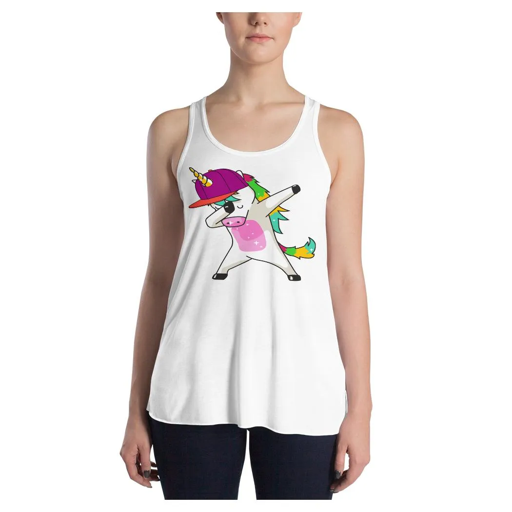 Flyboy Dab Unicorn Racerback Tank