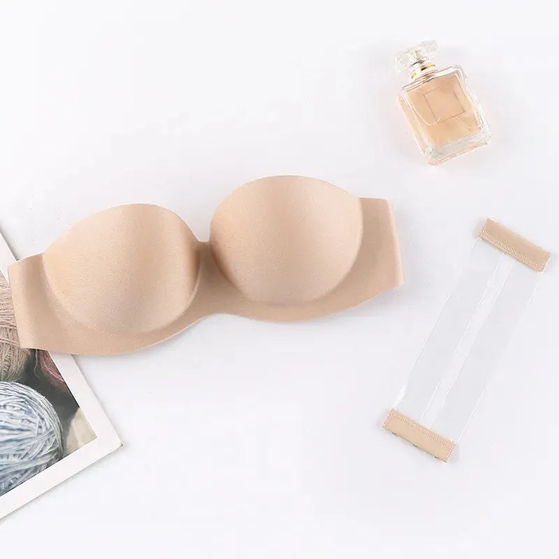 Front Closure Strapless Seamless Push-Up Bra - Sexy Lingerie for Women