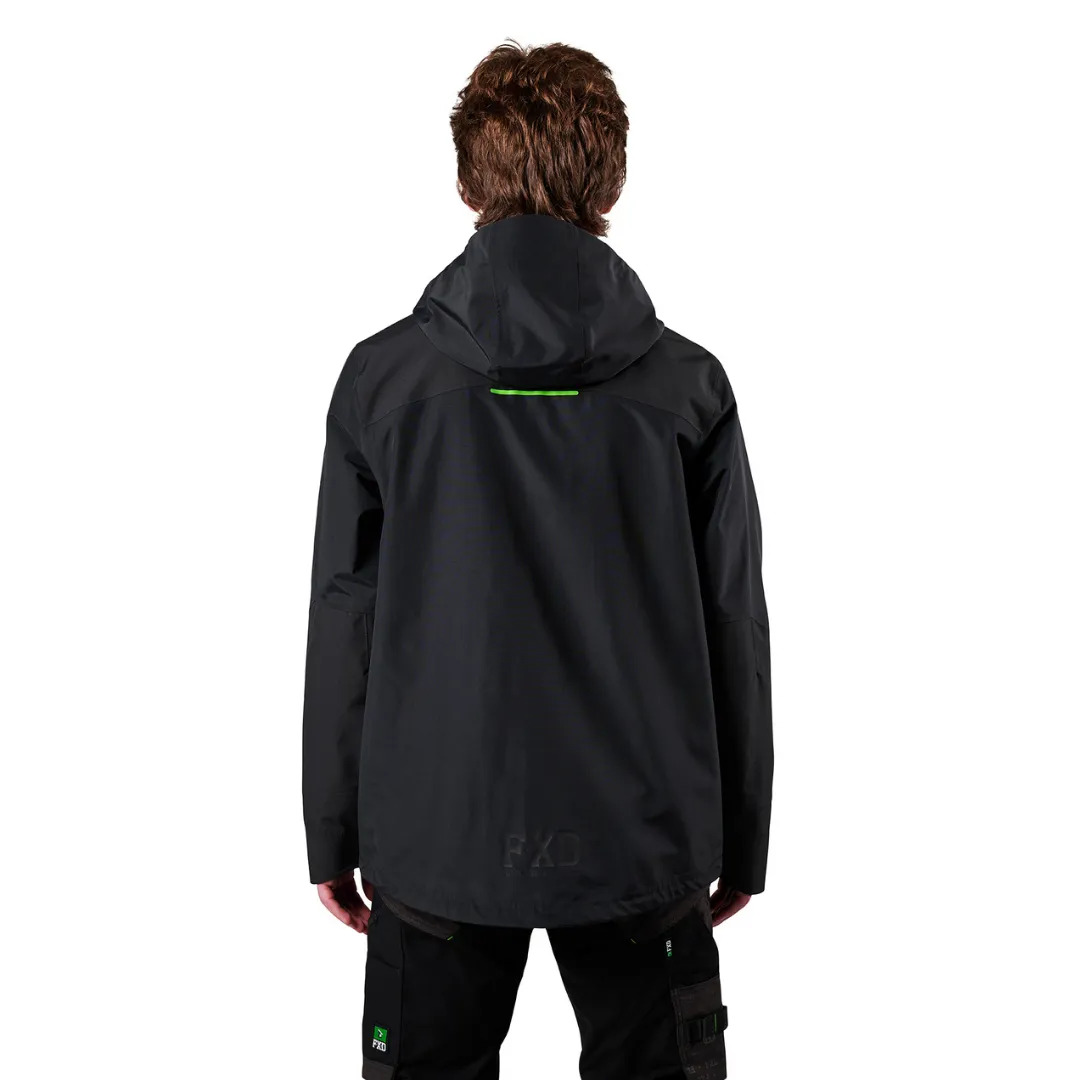 FXD Men's 3 - Layer Waterproof Jacket - BLACK