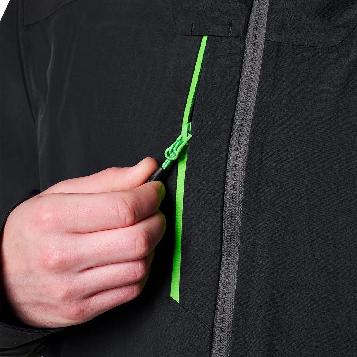 FXD Men's 3 - Layer Waterproof Jacket - BLACK