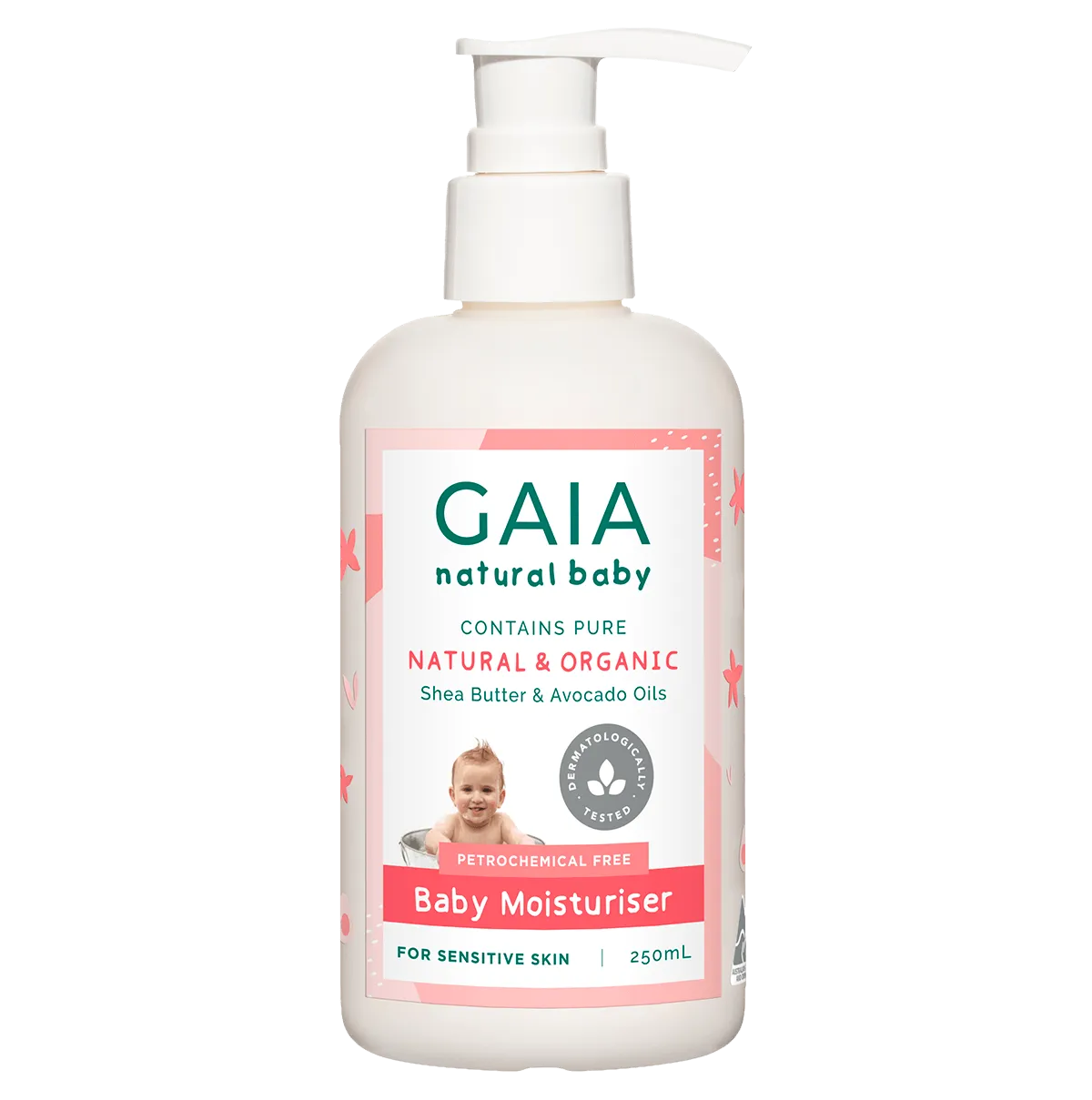 GAIA Baby Moisturiser 250ml Exp: 02/28