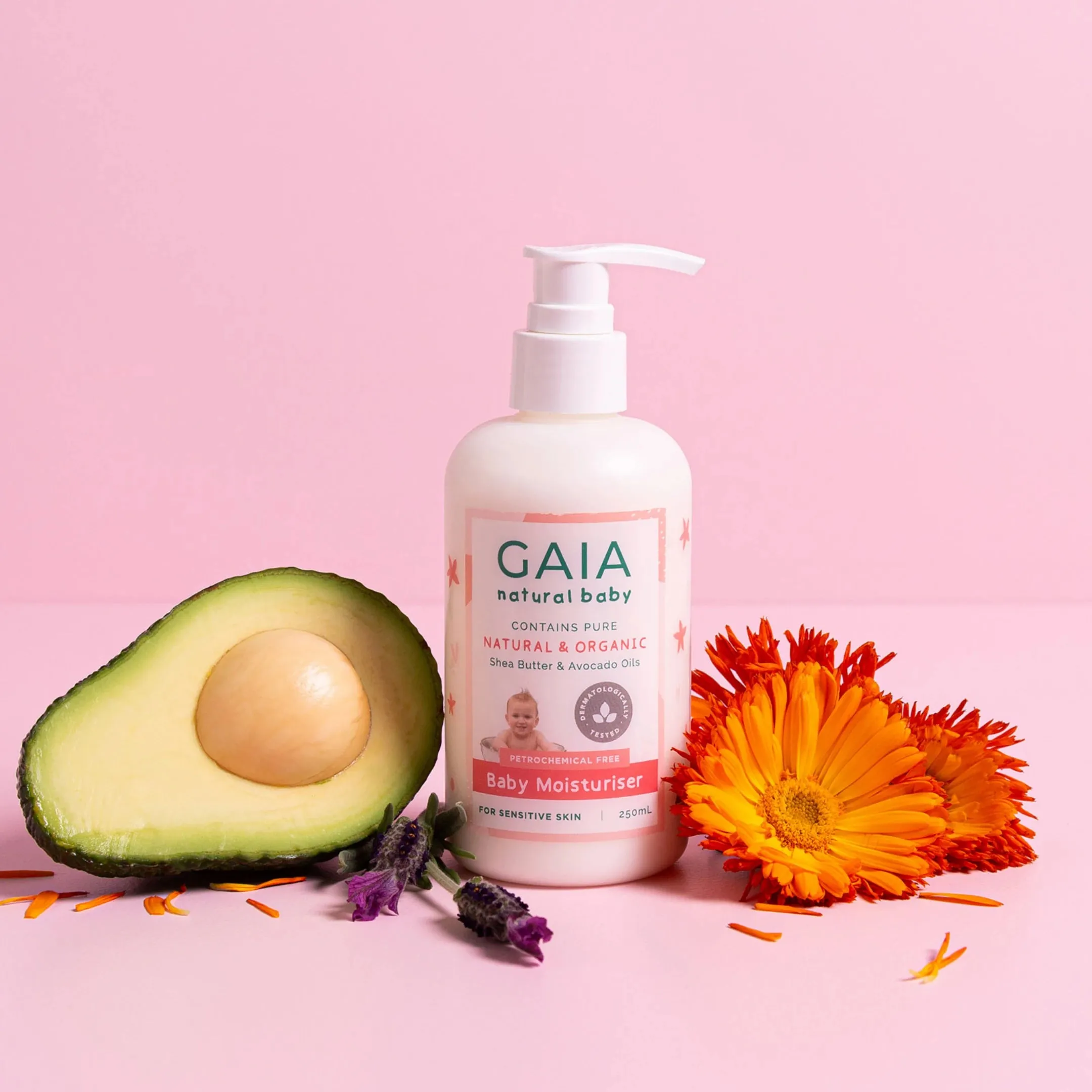 GAIA Baby Moisturiser 250ml Exp: 02/28