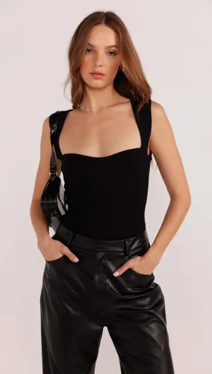 Gilded Rib Knit Top | Mink Pink