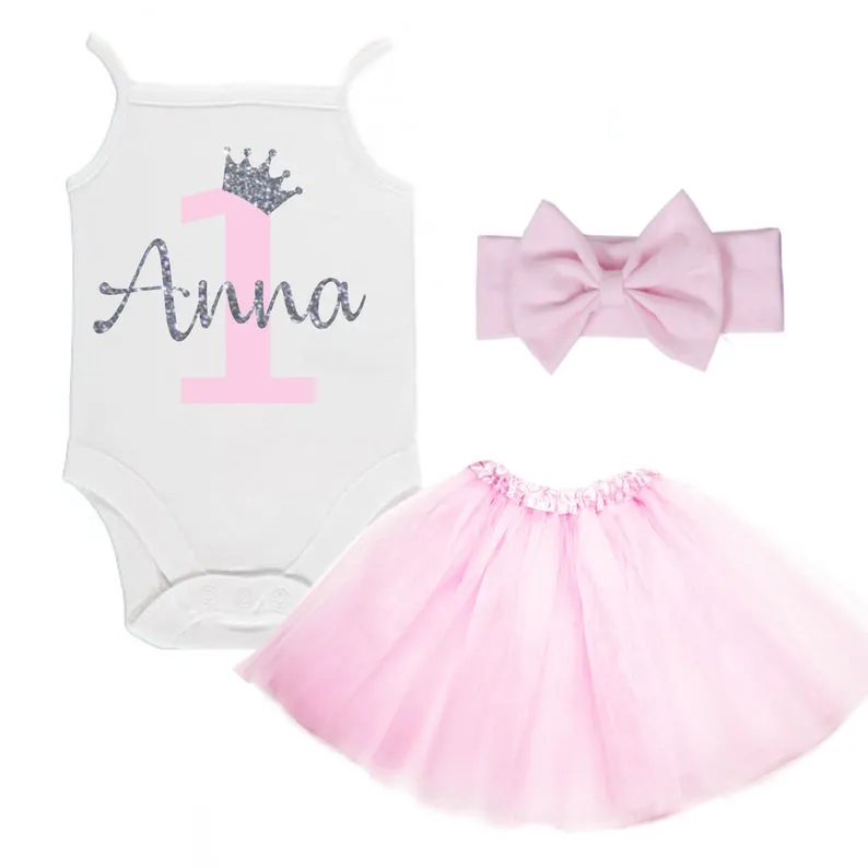 Girls 1st Birthday Tutu Outfit