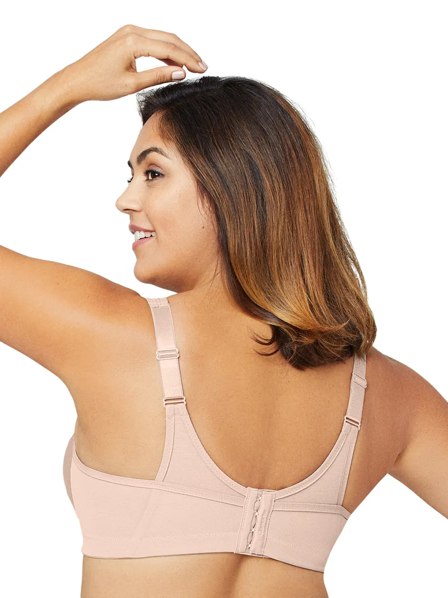 Glamorise Bra 1005 - Made To Move Wire-Free Support Bra - Beige