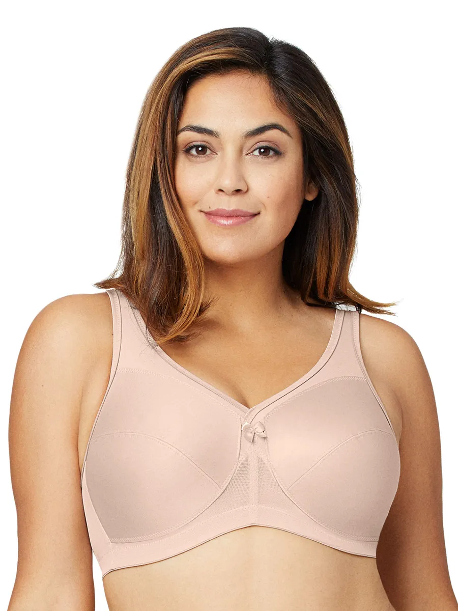 Glamorise Bra 1005 - Made To Move Wire-Free Support Bra - Beige