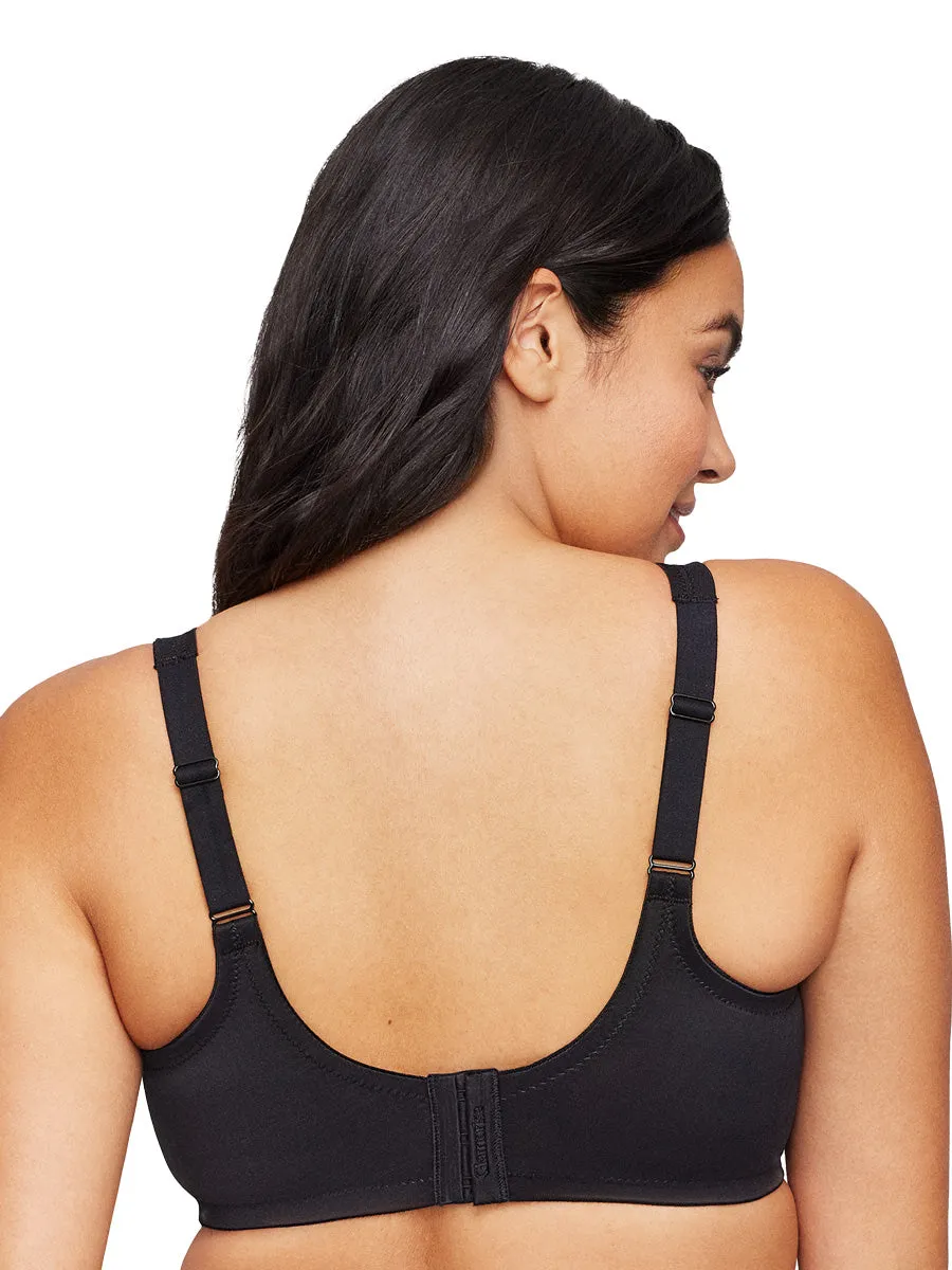 Glamorise Bra 9003 - WonderWire Minimizer Bra - Black