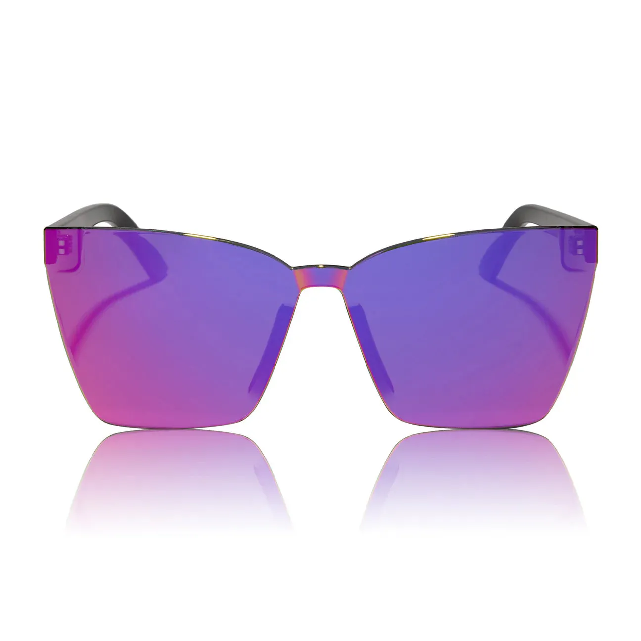 Glendale Sunglasses BLK Purple