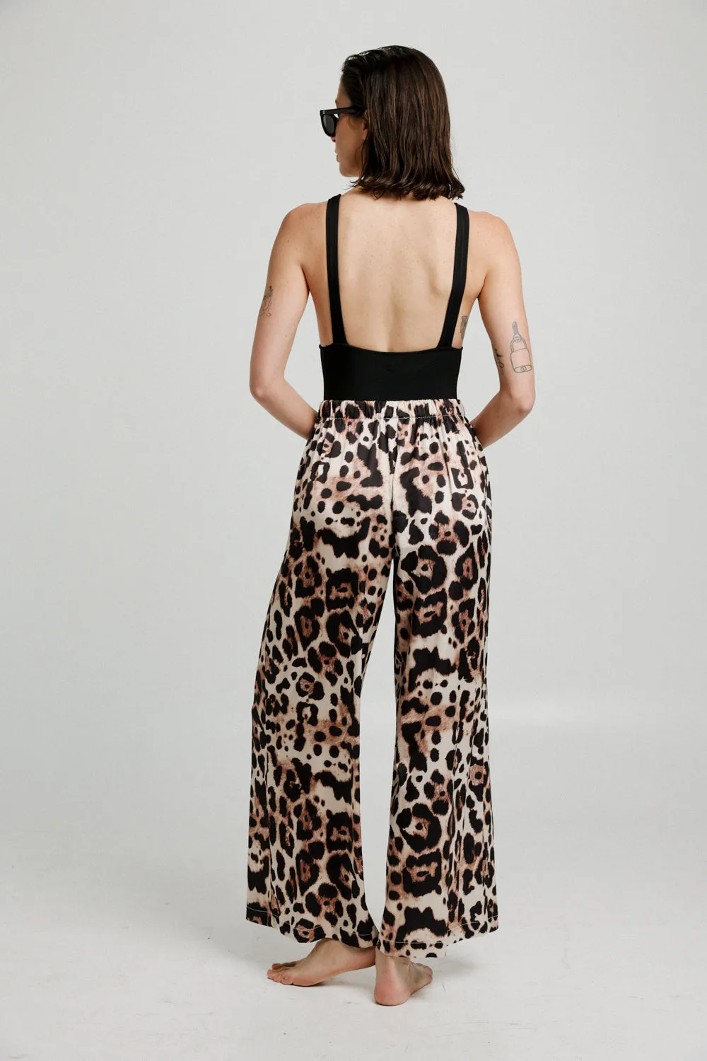 Glow Leopard Wide Bottoms