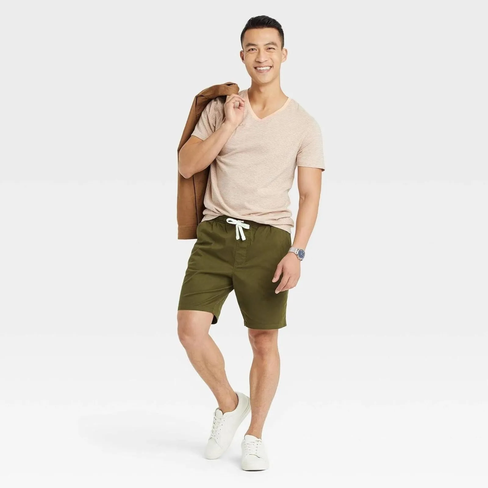 Goodfellow & Co Men's 8" Regular Fit Pull-On Shorts 82814208