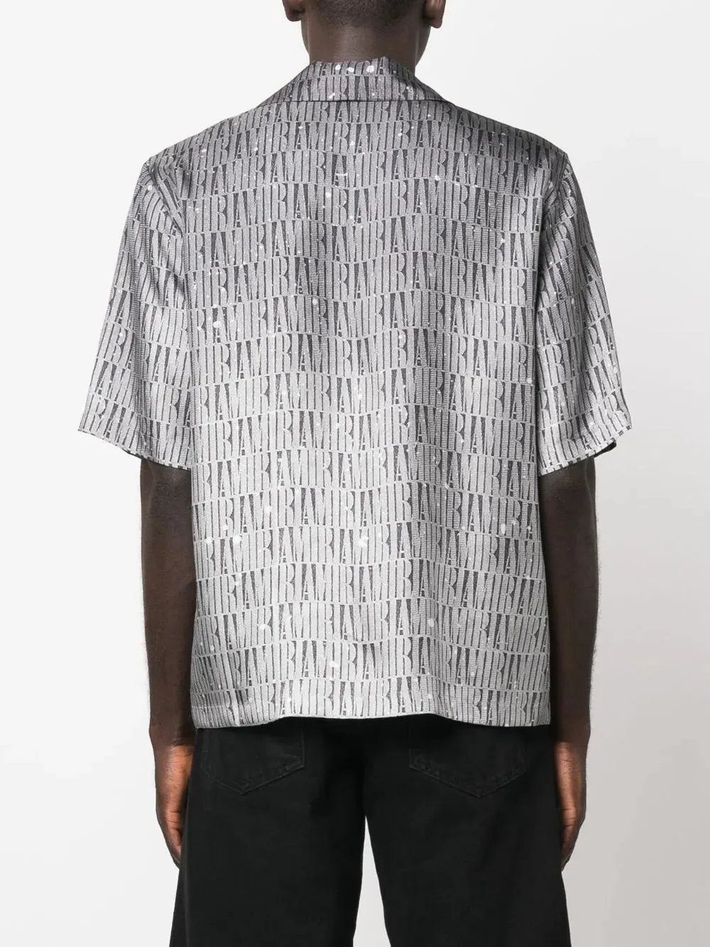 Gradient Silk Bowling Shirt