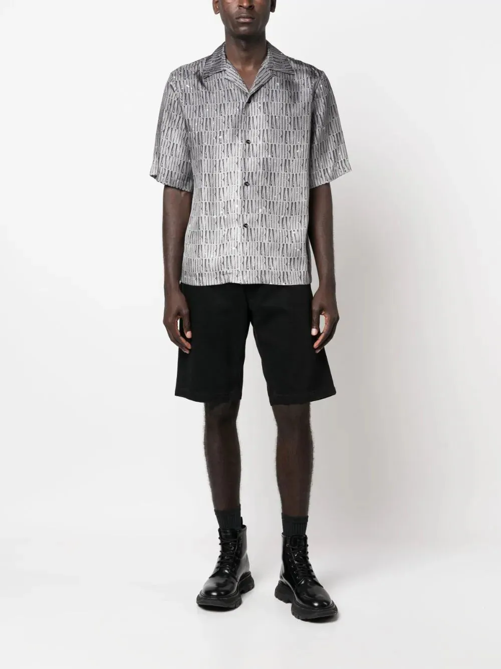 Gradient Silk Bowling Shirt