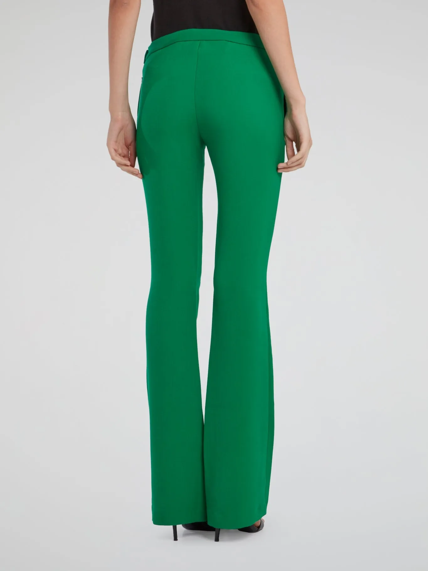Green Flared Pants