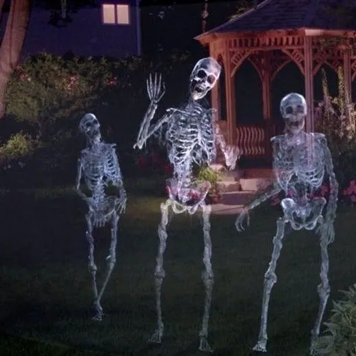 Halloween Holographic Projection