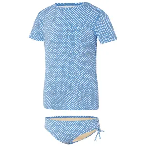Hamptons Girls Rash Shirt Set - Periwinkle Blue