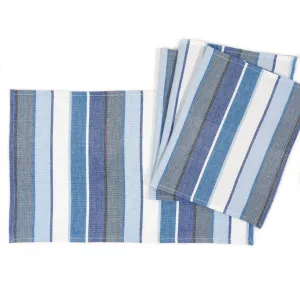 Hand Woven Striped Placemat Set | Regatta Stripes