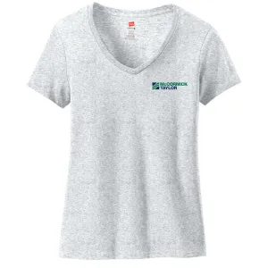 Hanes Women's Cotton V-Neck T-shirt