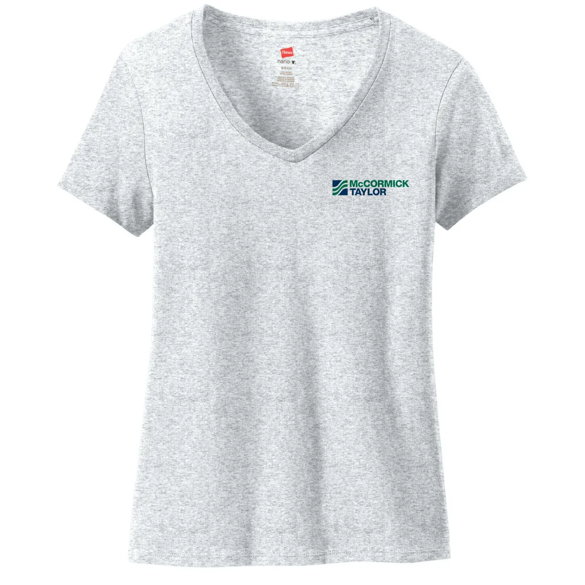 Hanes Women's Cotton V-Neck T-shirt