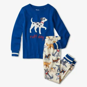 Hatley 'Blue Pups' PJ Set