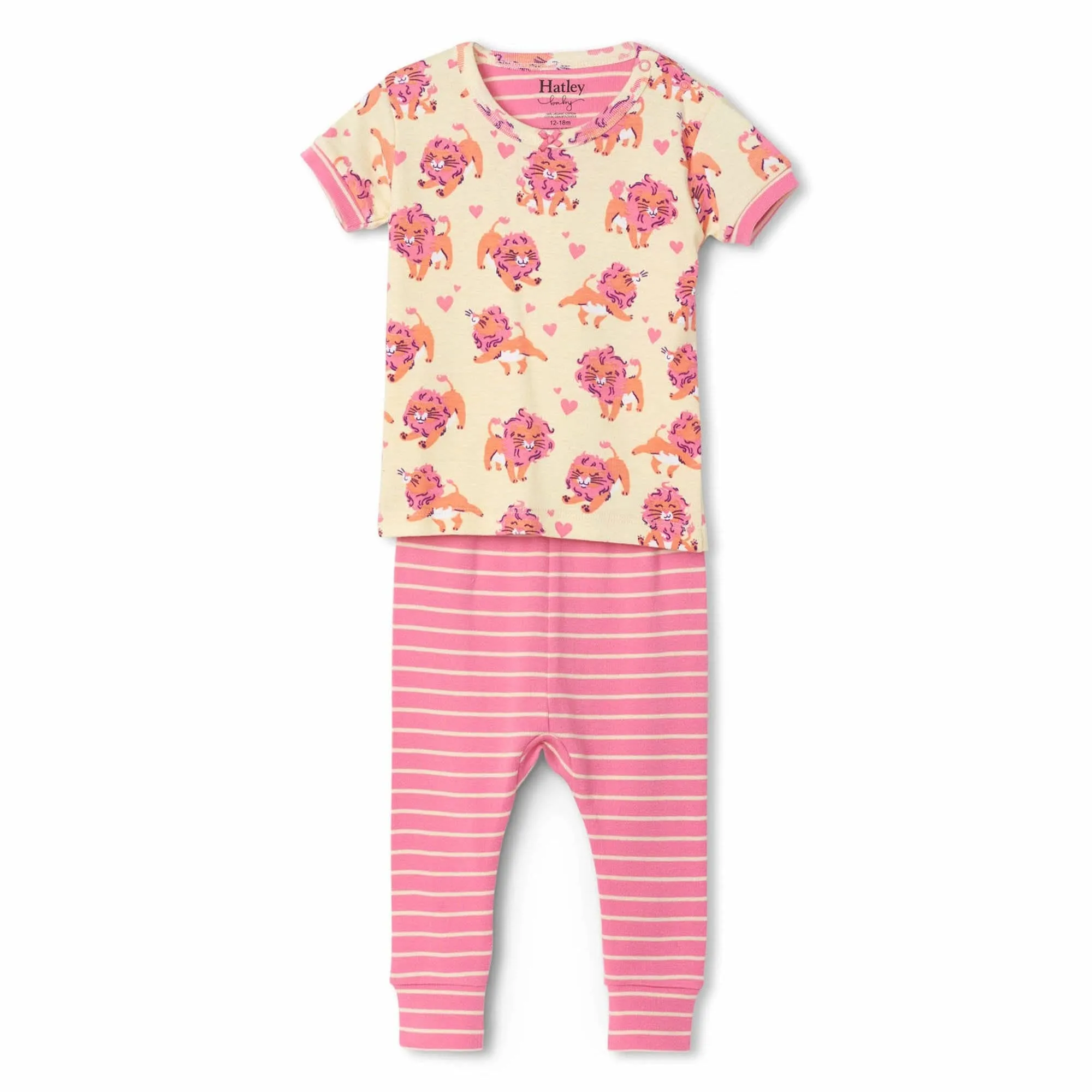 Hatley 'Lovely Lions' Girls PJ Set