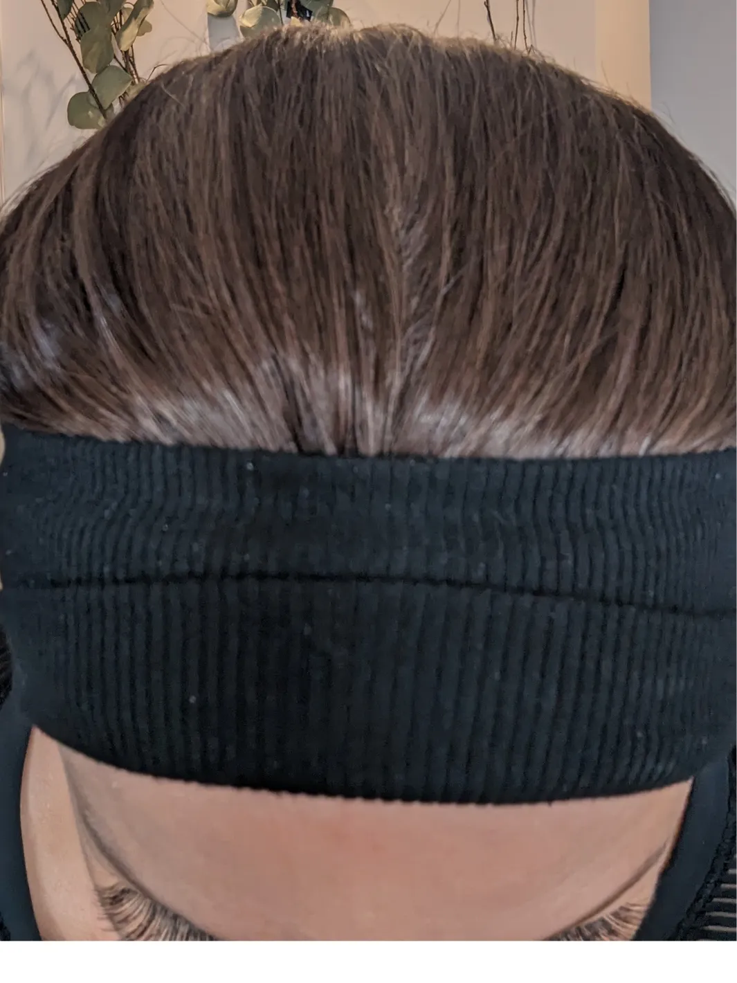 Headband Wig Human Hair | Dark Brown | Hand-Tied