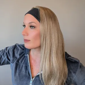 Headband Wig Human Hair | Natural Blonde | Hand-Tied