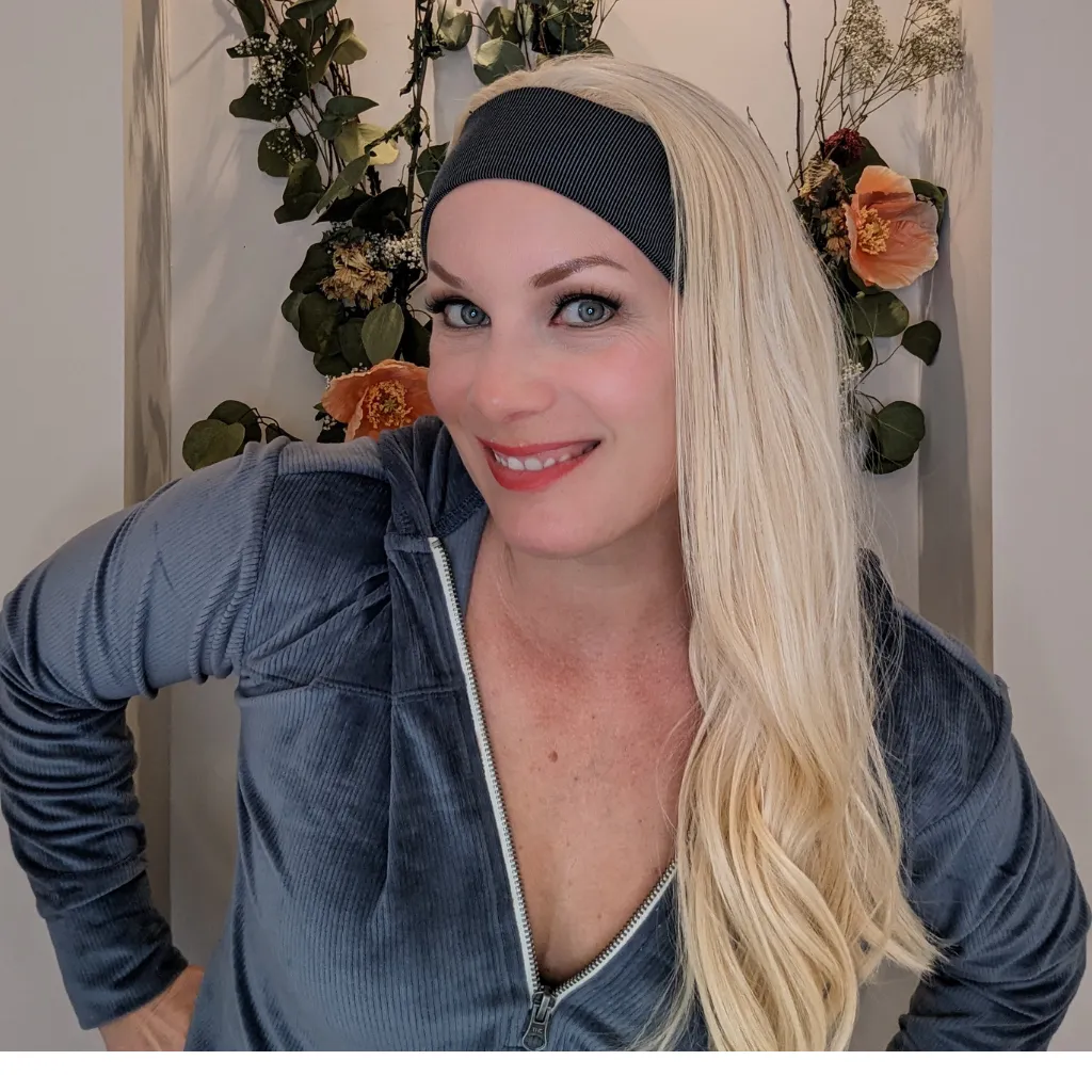 Headband Wig Human Hair | Platinum Blonde | Hand-Tied
