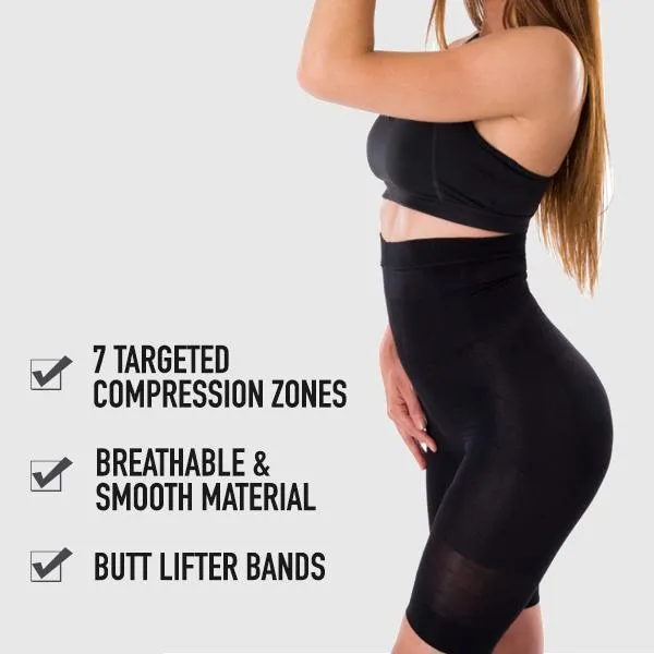 High-Waist Shaping Shorts