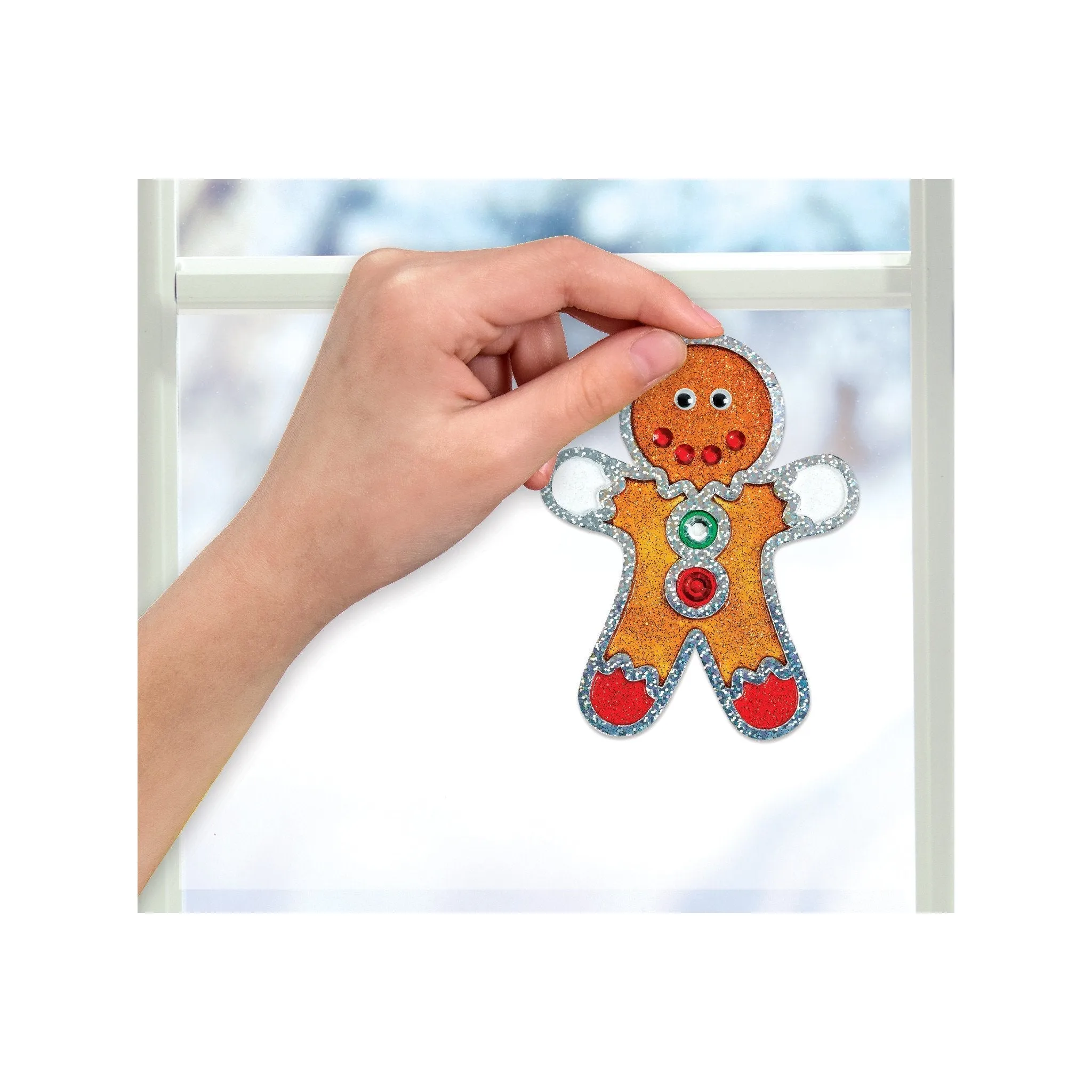 Holiday Easy Sparkle Window Art