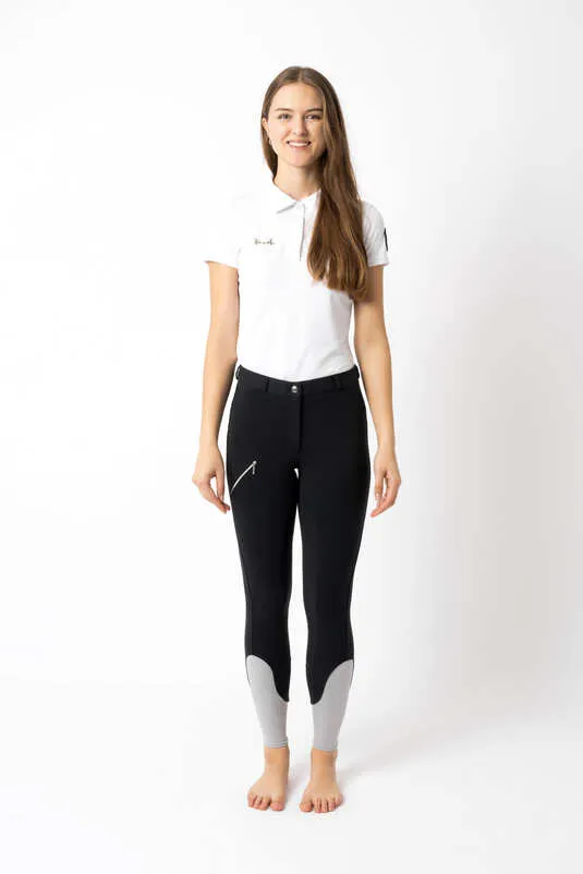 Horze Felicia Ladies Full Grip Breeches Black