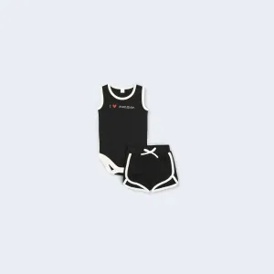 I Love Summer Tanktop Bodysuit Set