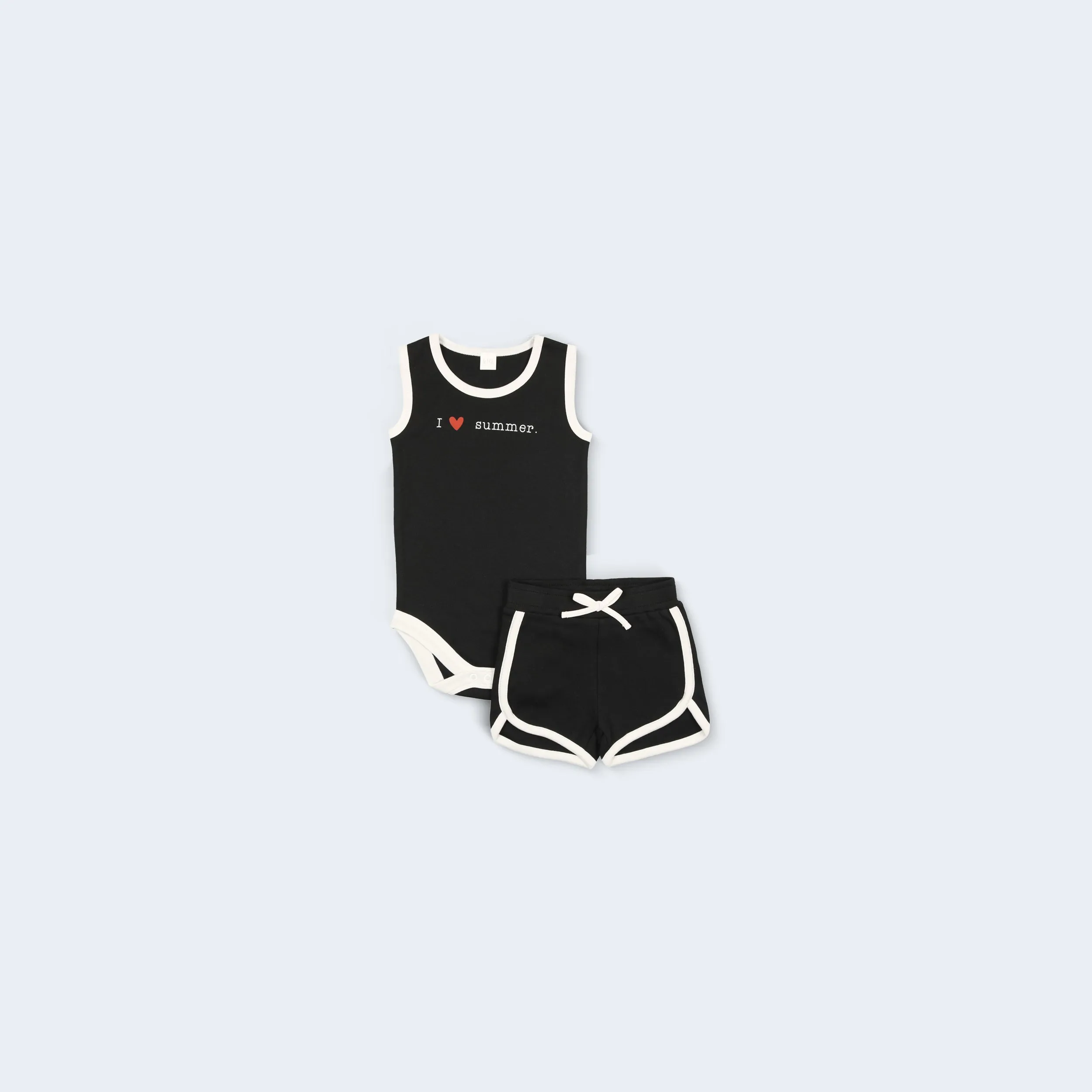 I Love Summer Tanktop Bodysuit Set
