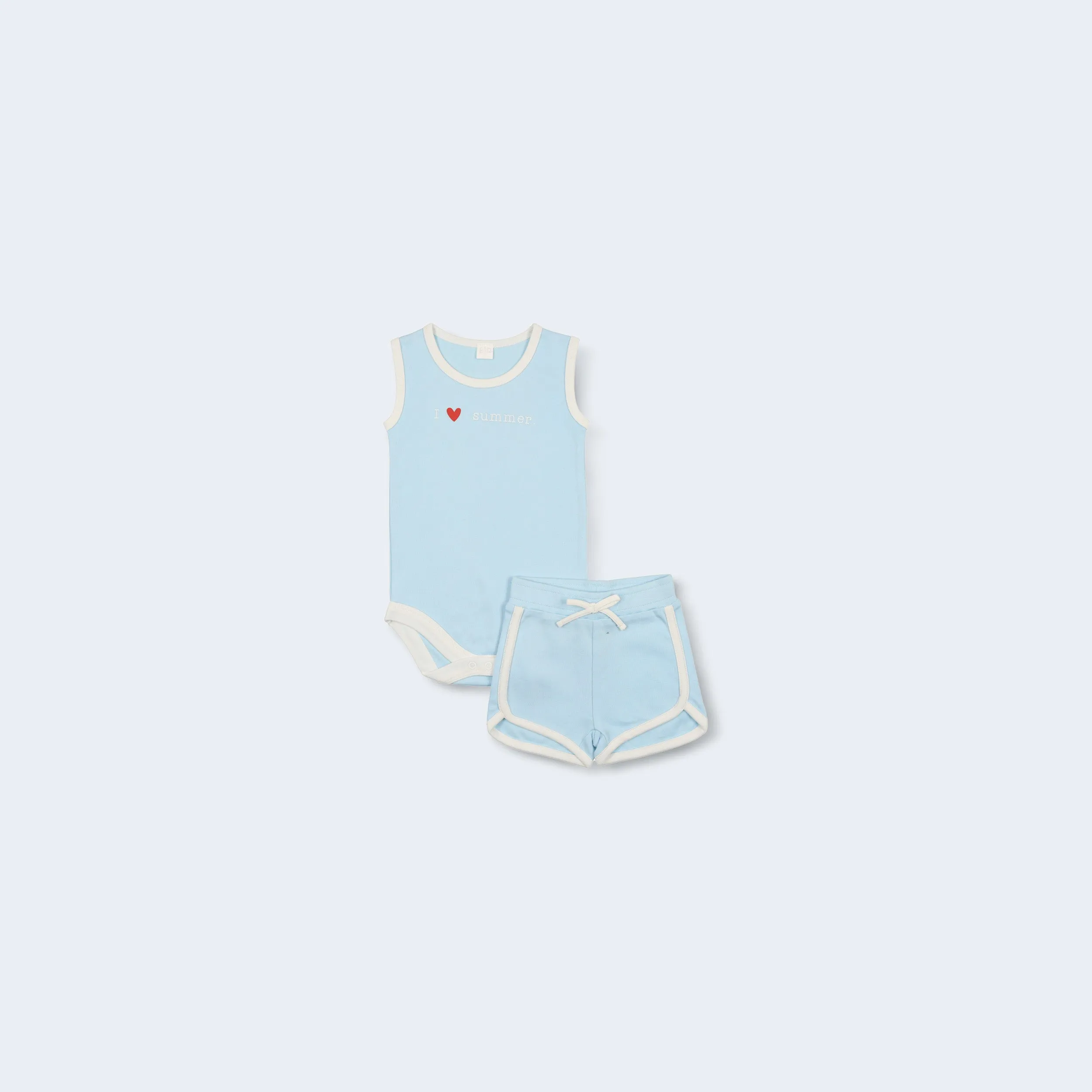 I Love Summer Tanktop Bodysuit Set