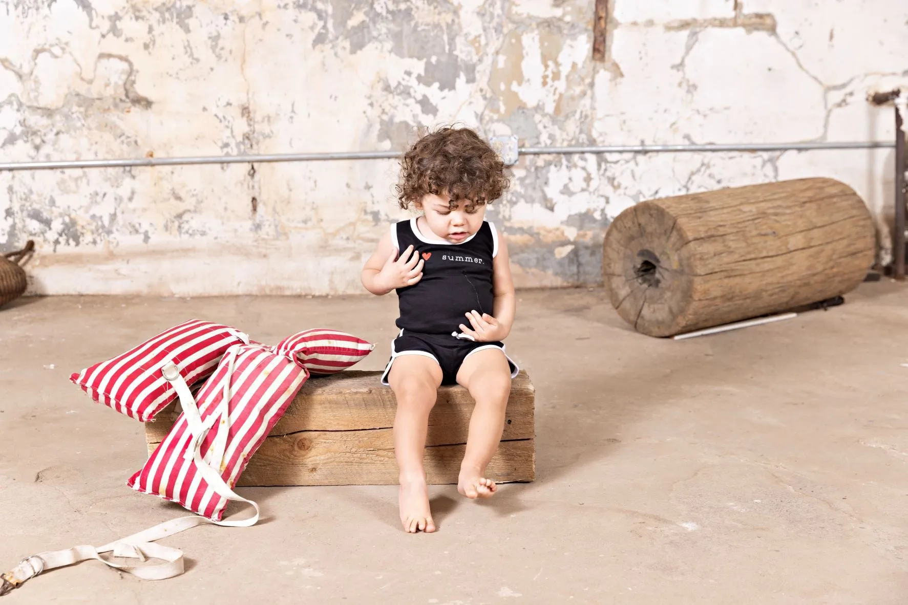 I Love Summer Tanktop Bodysuit Set