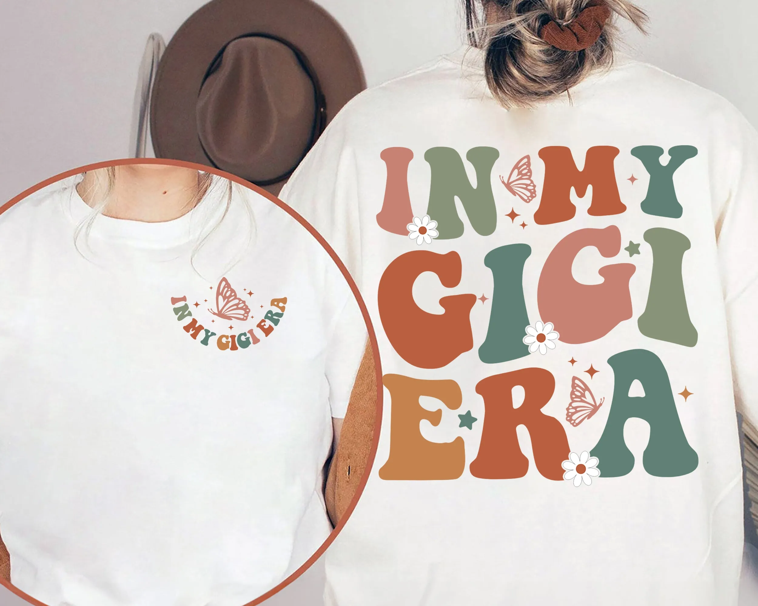 In My Gigi Era Shirt, Gigi Shirt, Funny Gigi Shirt, Grandma Shirt, Gift for Grandma, New Grandma Tee, Grandma Gift, Mother's Day Gift