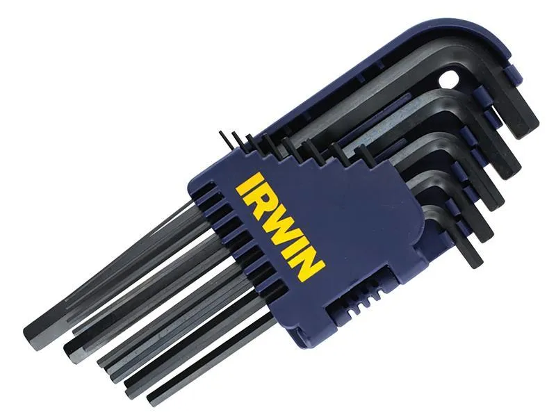 IRWIN T10755 Short Arm Hex Key Set, 10 Piece (1.5-10mm)
