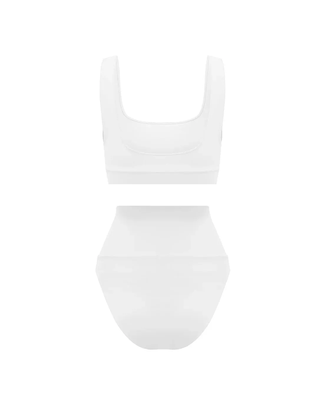 Its Now Cool White Contour High Waist Bottom INC081