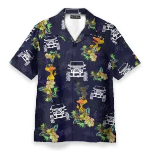 Jeep Duck Funny Button's Up Shirts - Hawaiian Shirt