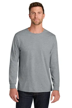 Jerzees Ultimate Unisex Ring Spun Long Sleeve T-Shirt IC46L Athletic Heather
