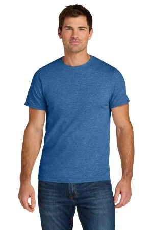 Jerzees Ultimate Unisex Ring Spun T-Shirt IC46M Retro Heather Royal