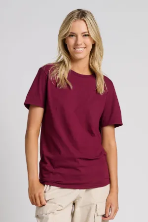 Jerzees Unisex Premium Combed Ring Spun Cotton Tee 570M Maroon